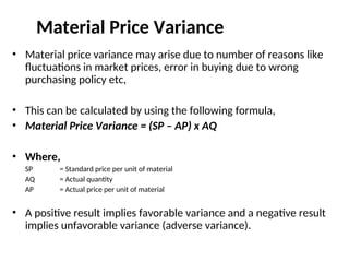Standard Costing & Variance Analysis.PPT