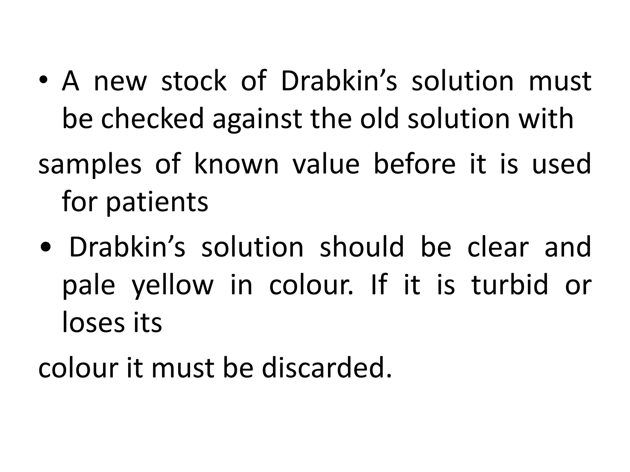Standard curve of haemoglobin | PPTX