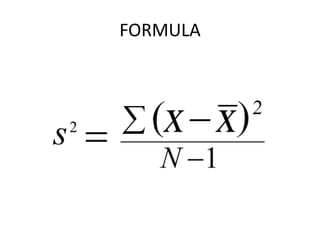 FORMULA
 