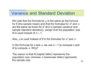 Standard deviation