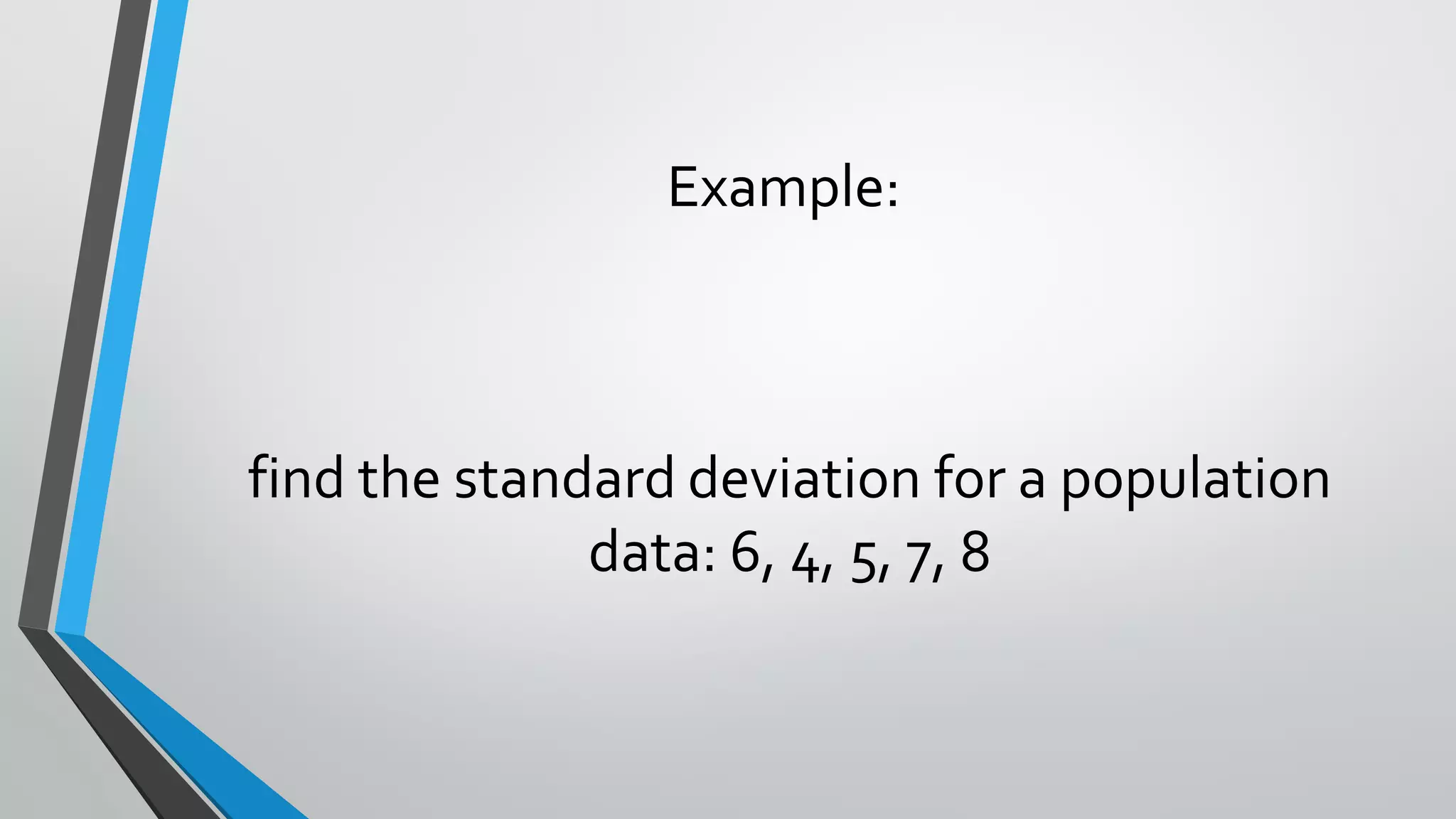 Standard deviation | PPT