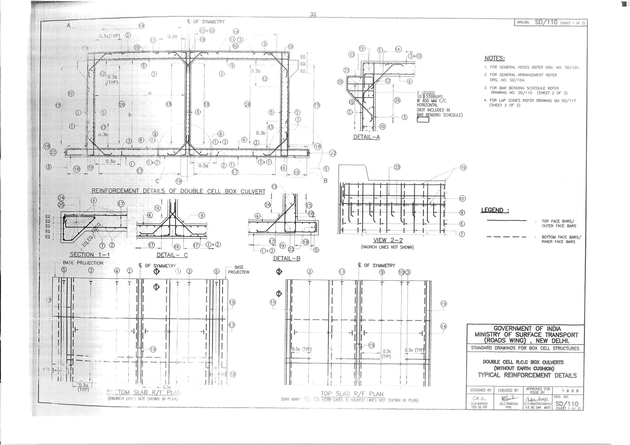 Box Culvert Drawing.pdf STANDARD DRAWINGS FOR BOX CELL CULVERTS.pdf