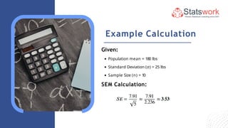 Standard Error Calculation and SEM Interpretation Services -.pptx