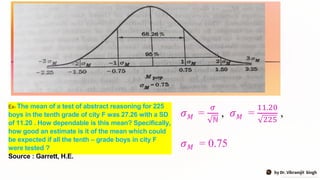 Standard Error in Research its calculation and inference | PDF
