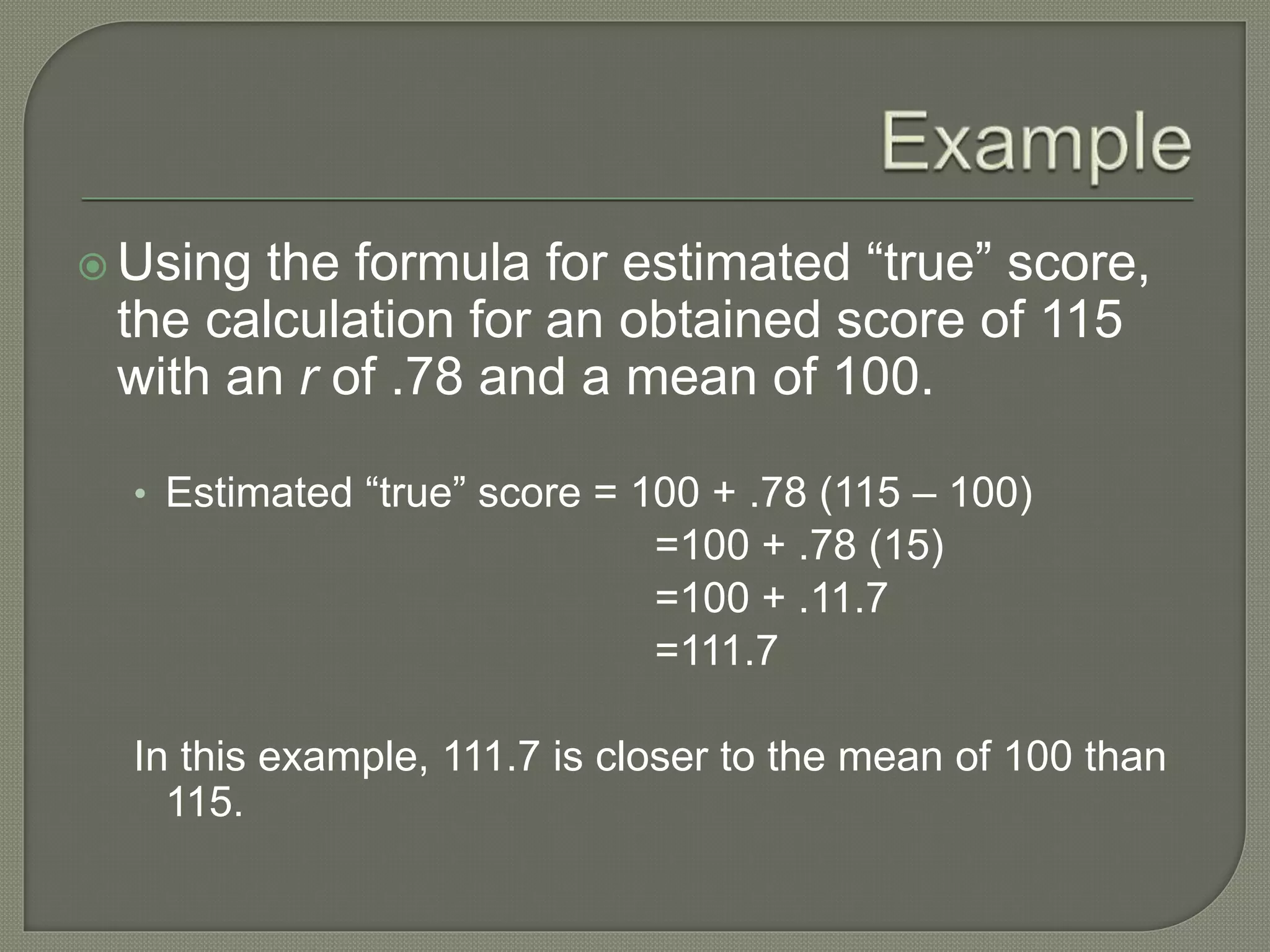 Standard error of measurement | PPT