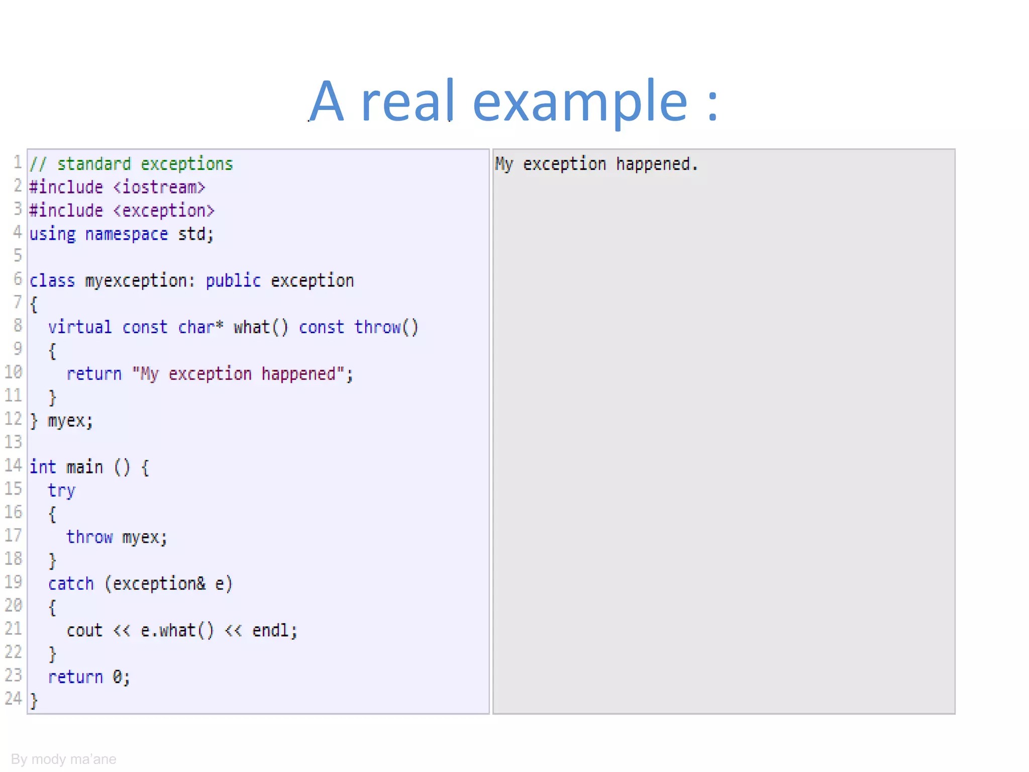 A real example :




By mody ma’ane
 