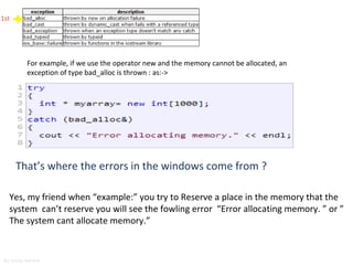 Standard exceptions | PPT