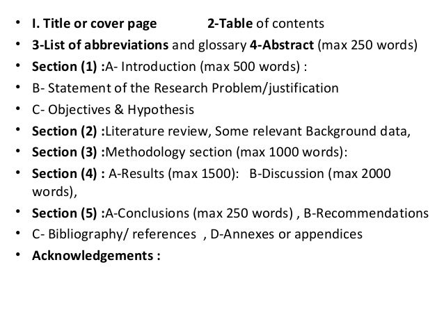 standard format of report writing 11 format for a report