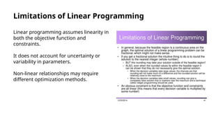 Standard Form Of A Linear Programming Problem, Geometry Of Linear ...