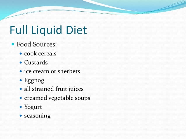 Clear Liquid Food List Clear Liquid Food List