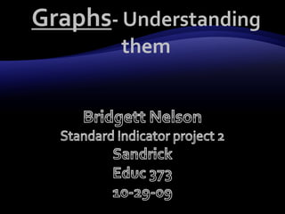 Graphs- Understanding
        them
 