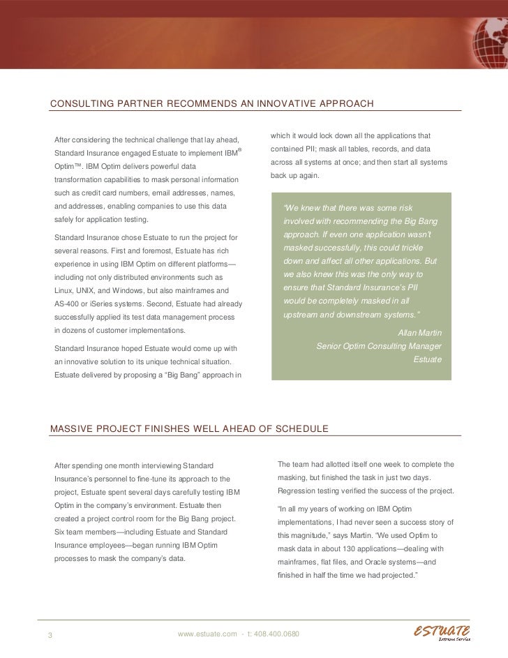 Standard Insurance Case Study