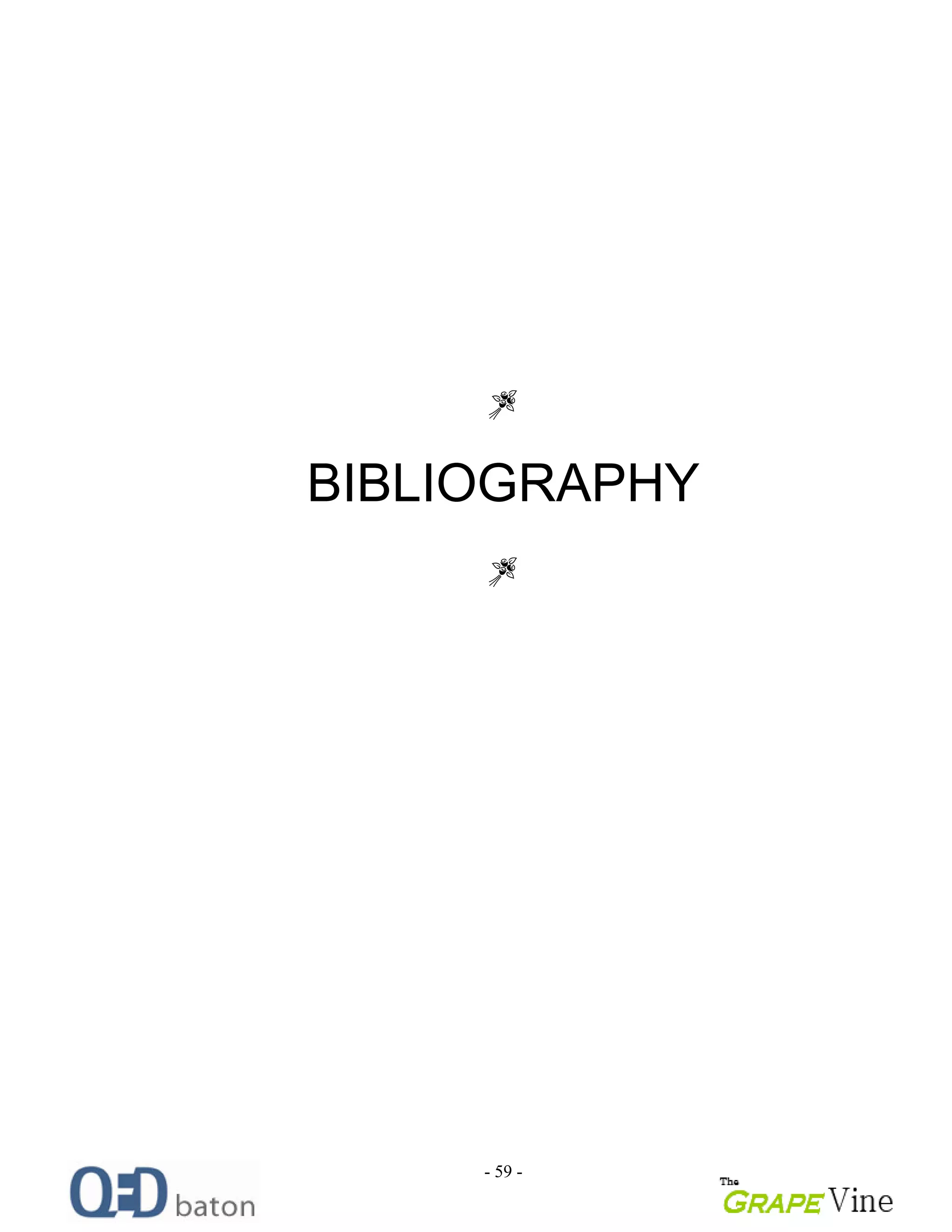 - 59 -
BIBLIOGRAPHY
 