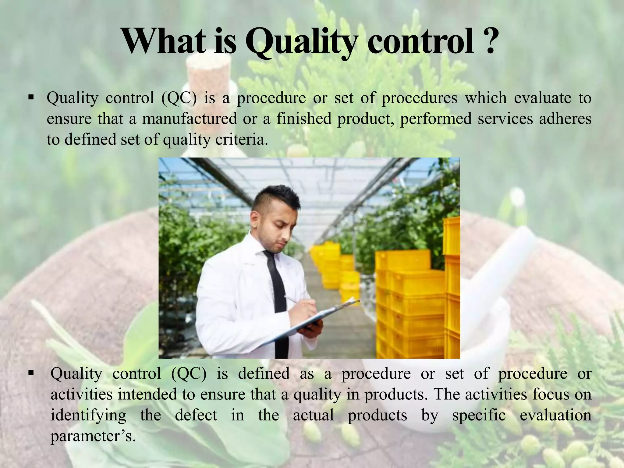 STANDARDIZATION AND QUALITY CONTROL OF HERBAL DRUGS.pptx