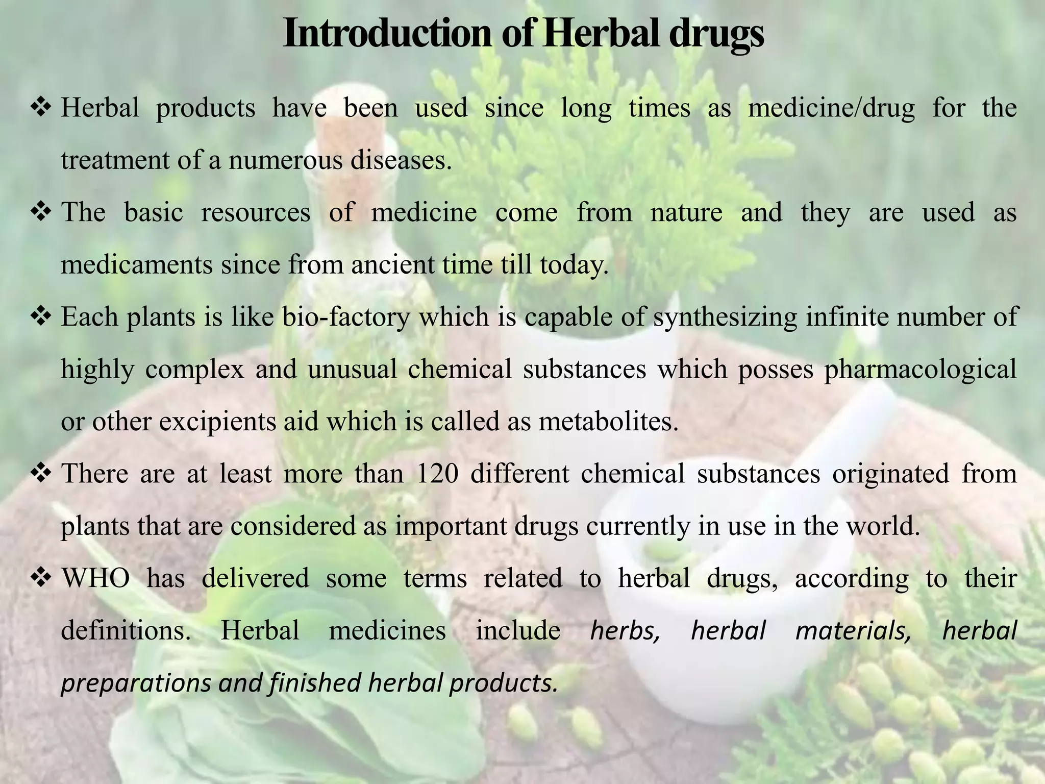 STANDARDIZATION AND QUALITY CONTROL OF HERBAL DRUGS.pptx