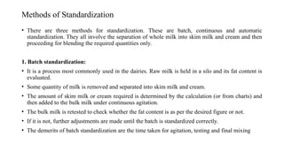 Comprehensive Guide to Milk Standardization Techniques and Calculations ...
