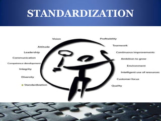Standardization(work study & measurement) | PPTX