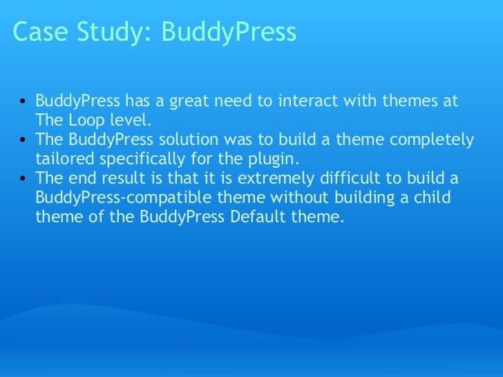 buddypress case study buddypress case study