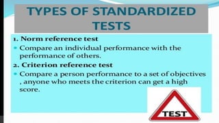 Standardized test and non standarded test | PDF