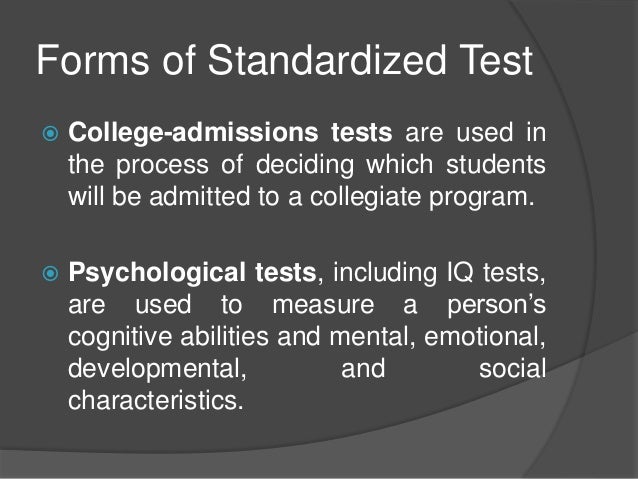 Study High Standardized Test Scores >> Standardized Testing Study High Standardized Test Scores >> Standardized Testing