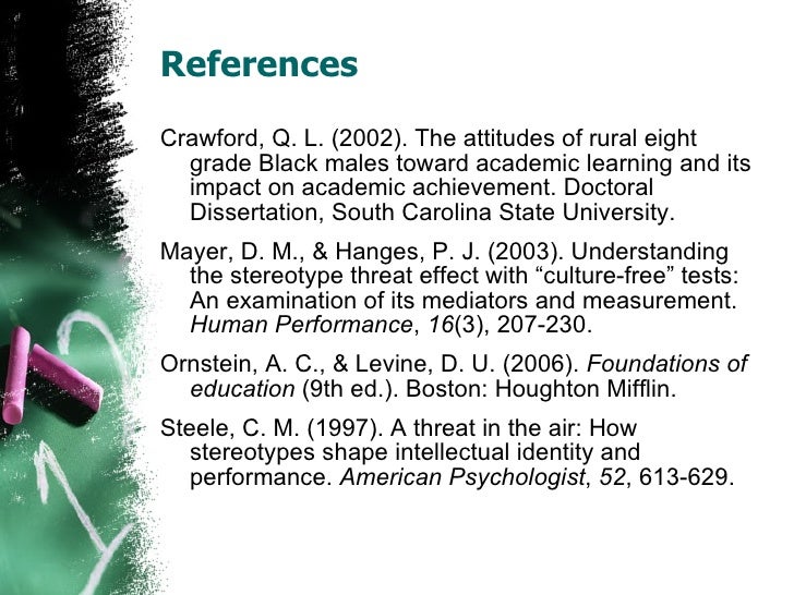 African american males student achievement dissertation