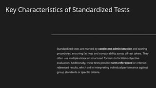 Standardized Testing Types Standardized Tests types explanation.pptx