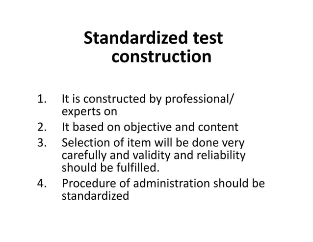 You May Choose A Standardized Tool Because STANDARDIZED TOOLS.pdf