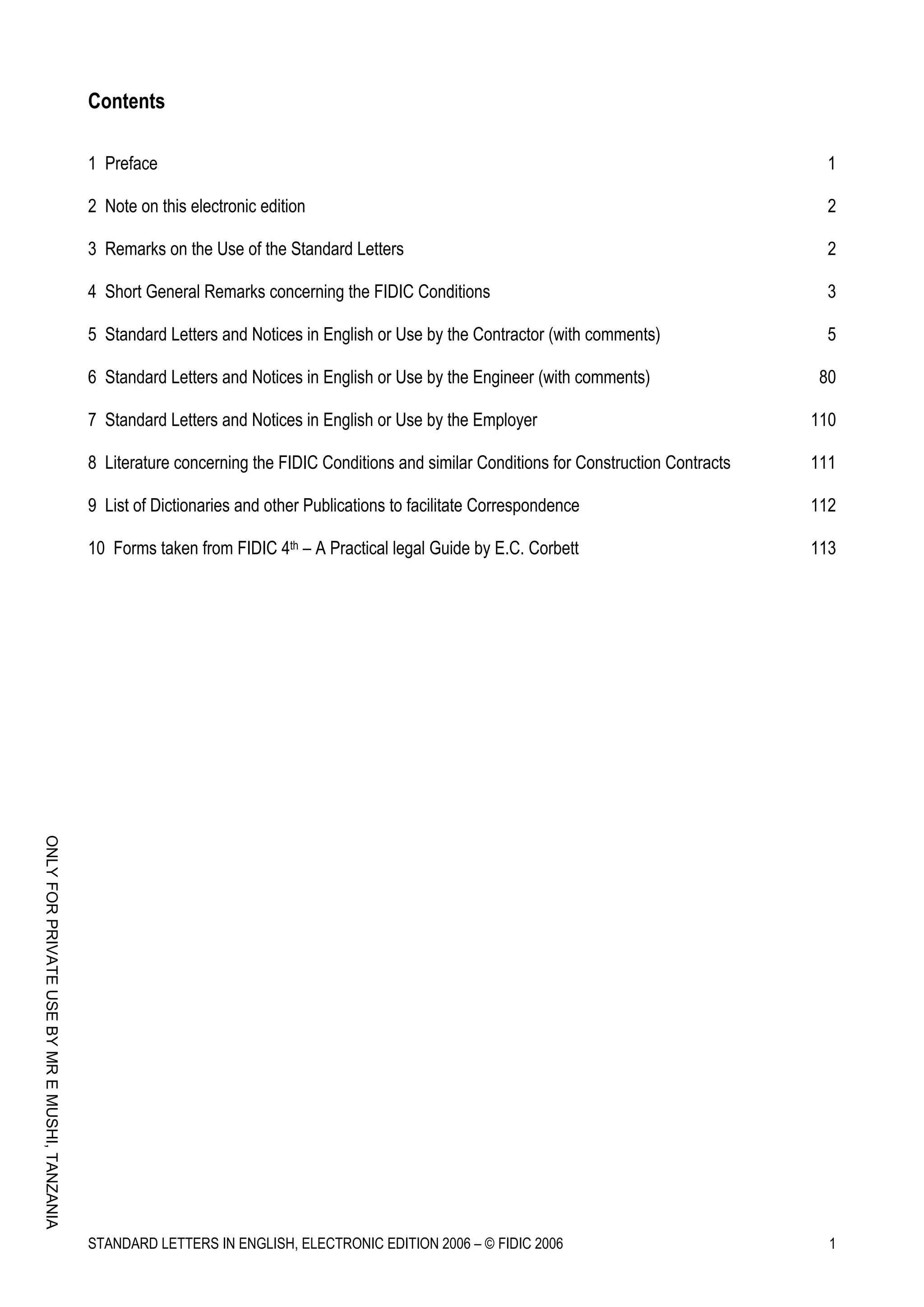 Standard letters by FIDIC Guidelines.pdf
