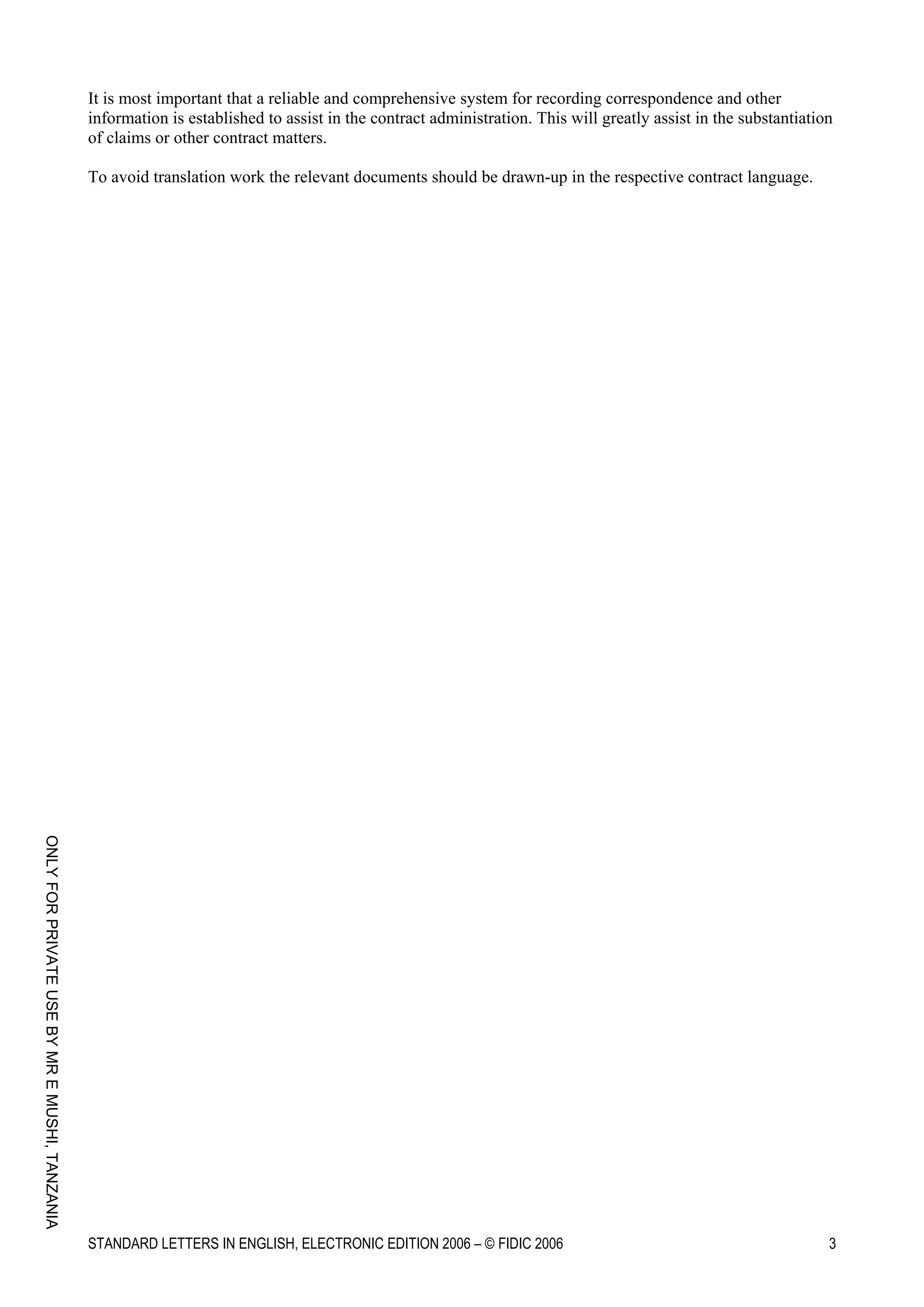 Standard letters by FIDIC Guidelines.pdf