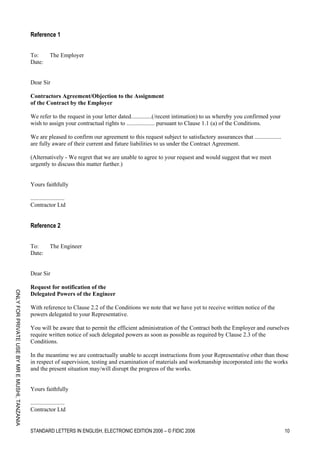 Standard letters by FIDIC Guidelines.pdf