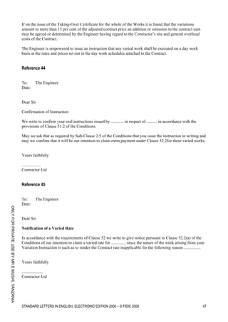Standard letters by FIDIC Guidelines.pdf