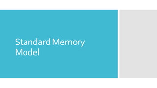 Standard Memory
Model
 