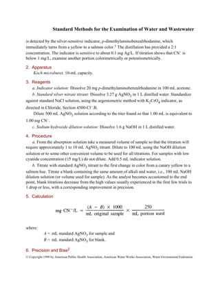 Standord Method Standard methods | PDF