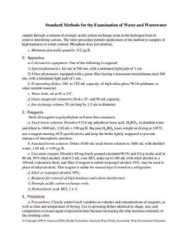 Standord Method Standard Methods Free Online Version – SQPSFS