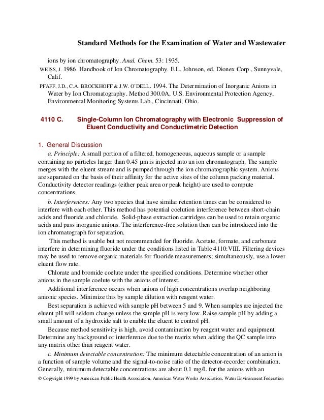 Standord Method Standard Methods Free Online Version – SQPSFS