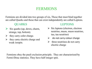 Standard model of particle physics | PPTX