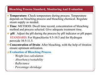 Standard, Monitoring & Evaluation of dyeing process | PDF