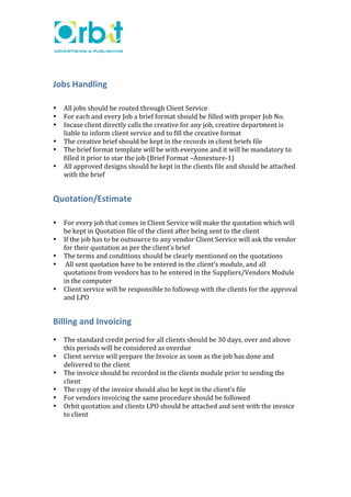 Standard operating procedure | PDF