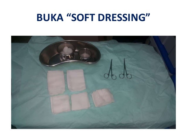 Standard operating procedure for wound dressing