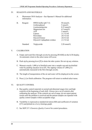 Lab Draws Sop Standard operating procedures_for_laboratory_services | PDF