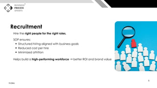 Standard Operating Procedures (SOPs) for HR & Administration | PDF