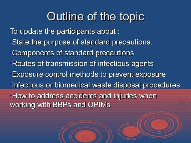 Standard Precautions