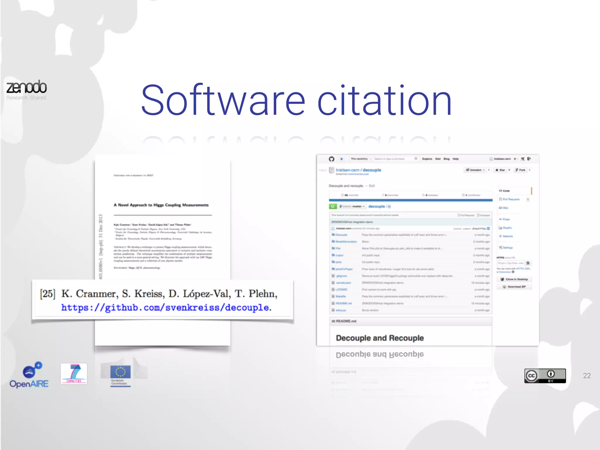 22
Software citation
 