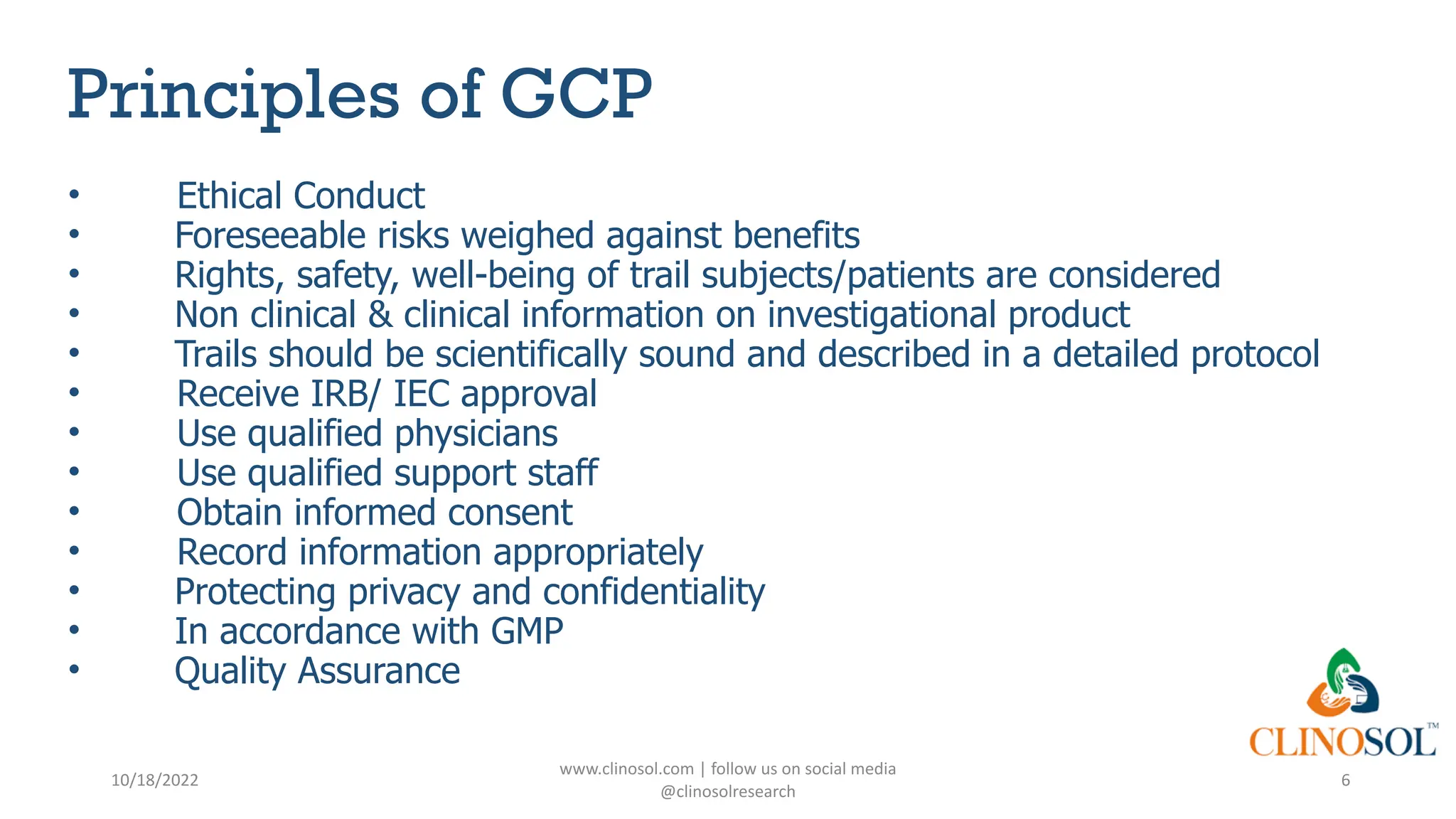 Good Clinical Practice Guideline – a standard for clinical trials | PDF