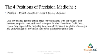 Ethical Considerations in Precision Medicine Research | PPTX