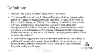 Ethical Considerations in Precision Medicine Research | PPTX