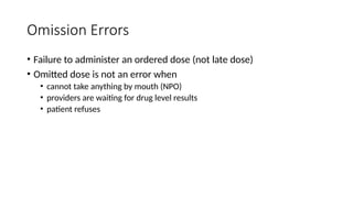 Standard Recommendations –How to prevent Medication Errors in Clinical ...