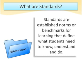 Standards based assessment | PPTX