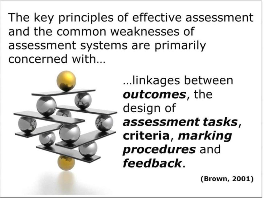 Standards based assessment