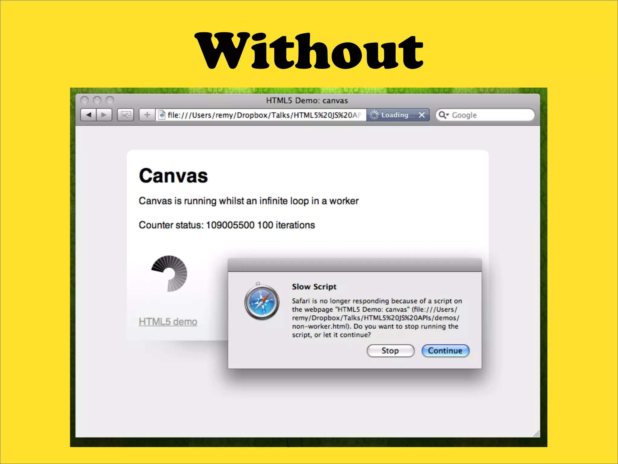 Without
 